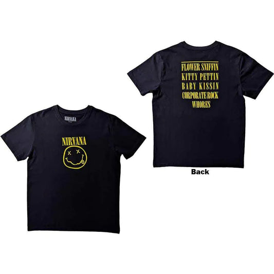 Nirvana - Flower Sniffin' Tee (T-Shirt) - Joco Records
