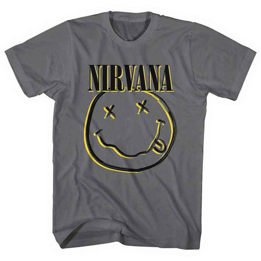 Nirvana - Inverse Happy Face (T-Shirt)