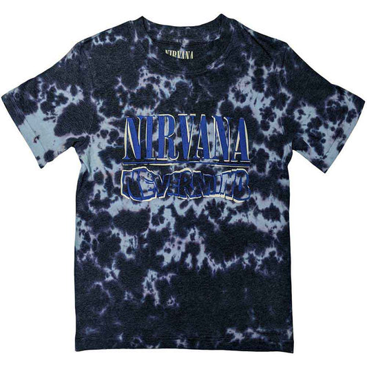 Nirvana - Nevermind Wavy Logo (T-Shirt)