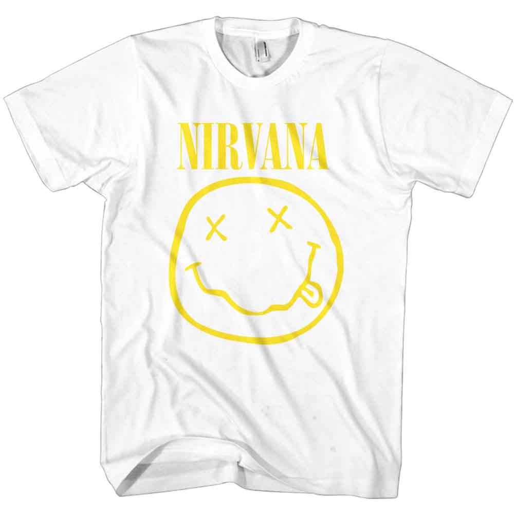 Nirvana - Yellow Happy Face - Shirt (T-Shirt)
