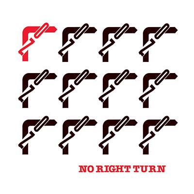 NO RIGHT TURN - No Right Turn