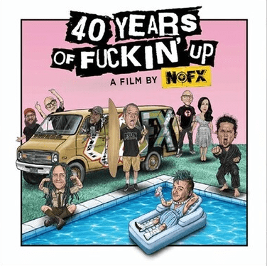 NOFX - 40 Years of Fuckin' Up (Original Soundtrack) (Vinyl Voice Edition) (Turquoise Color Vinyl) (2 LP) - Joco Records