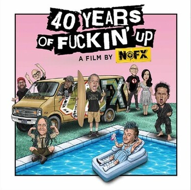 NOFX - 40 Years of Fuckin' Up (Original Soundtrack) (Vinyl Voice Edition) (Turquoise Color Vinyl) (2 LP)