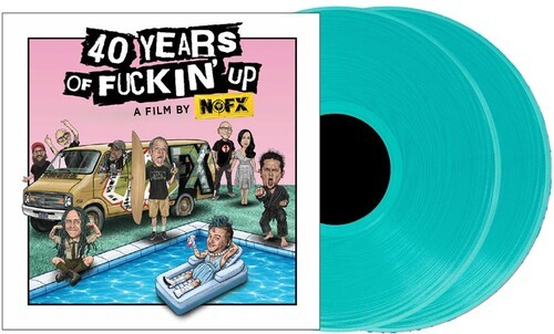 NOFX - 40 Years of Fuckin' Up (Original Soundtrack) (Vinyl Voice Edition) (Turquoise Color Vinyl) (2 LP)