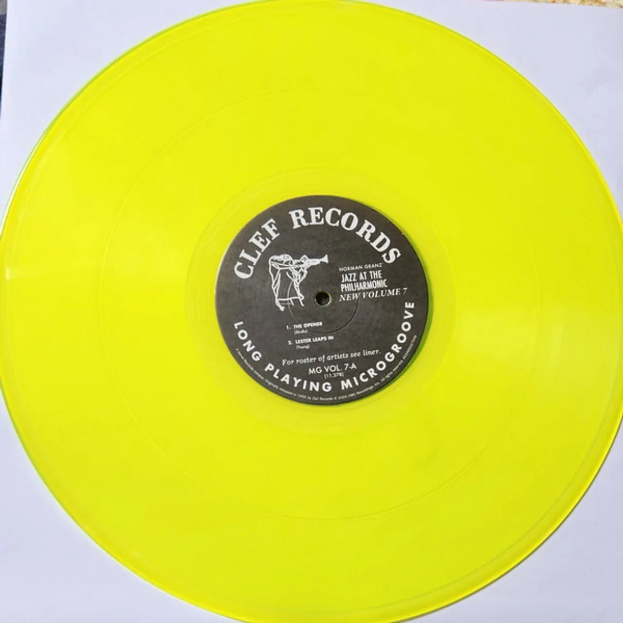 Norman Granz' Jazz At The Philharmonic - New Volume 7 (RSD 4.2024 Exclusive, Yellow Vinyl) (LP) - Joco Records