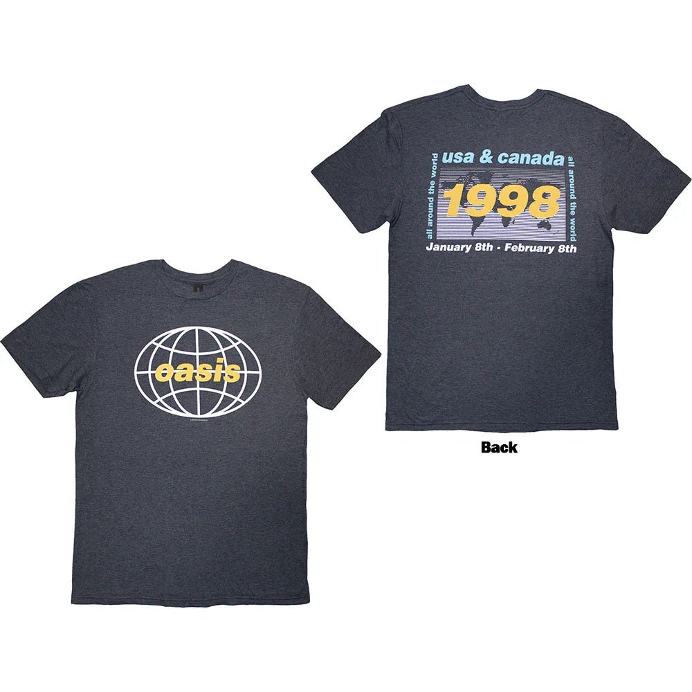 Oasis - 1998 World Tour - USA/Canada (T-Shirt) - Joco Records