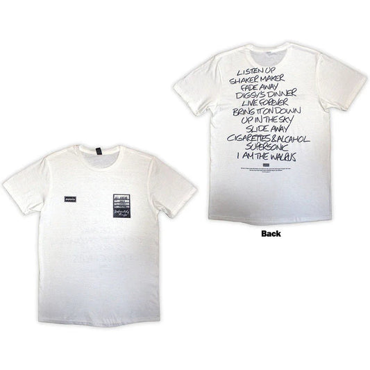 Oasis - Definitely Maybe AAA Setlist (T-Shirt) - Joco Records