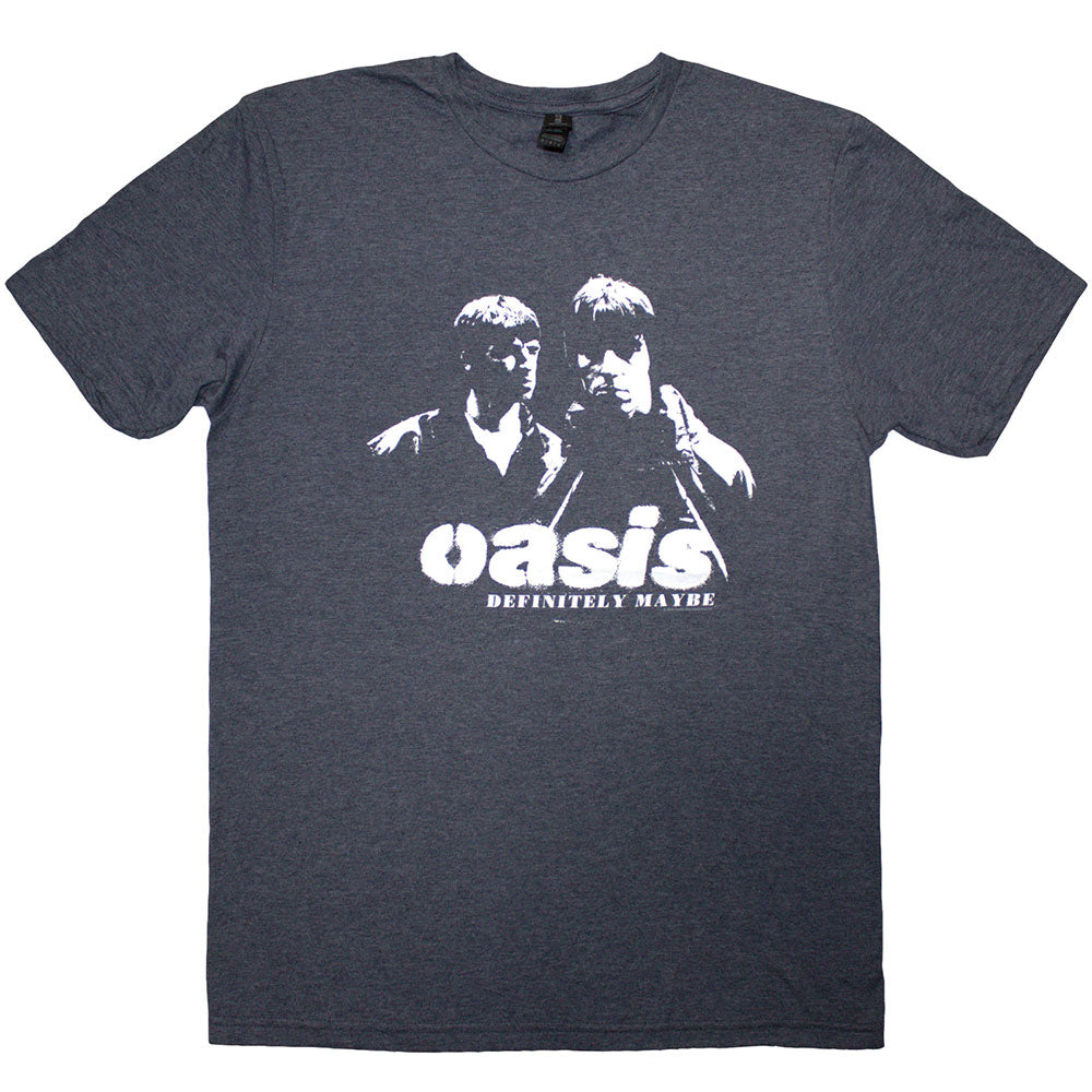 Oasis - Definitely Maybe Photo Stencil Blue