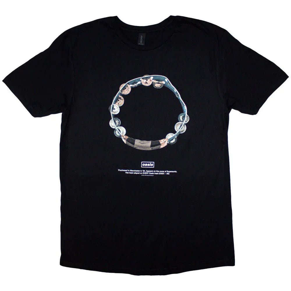 Oasis - Definitely Maybe Tambourine (T-Shirt) - Joco Records