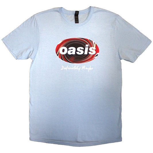 Oasis - Definitely Maybe Union Jack Oval Blue