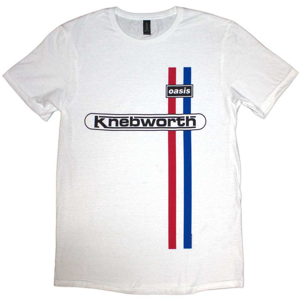 Oasis - Knebworth Vertical Stripe (T-Shirt) - Joco Records