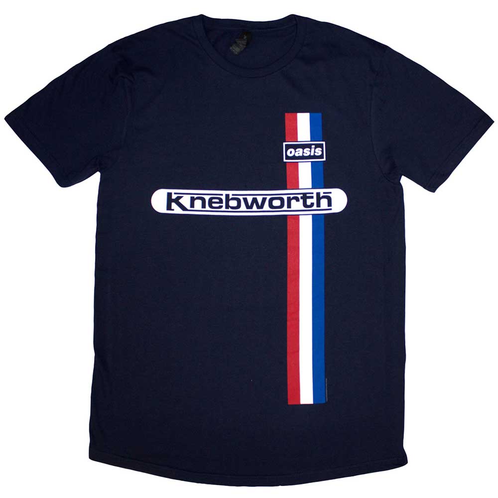 Oasis - Knebworth Vertical Stripe (T-Shirt) - Joco Records