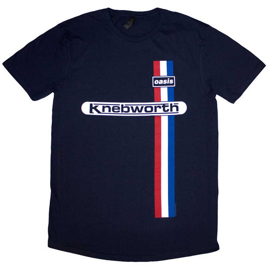 Oasis - Knebworth Vertical Stripe (T-Shirt) - Joco Records