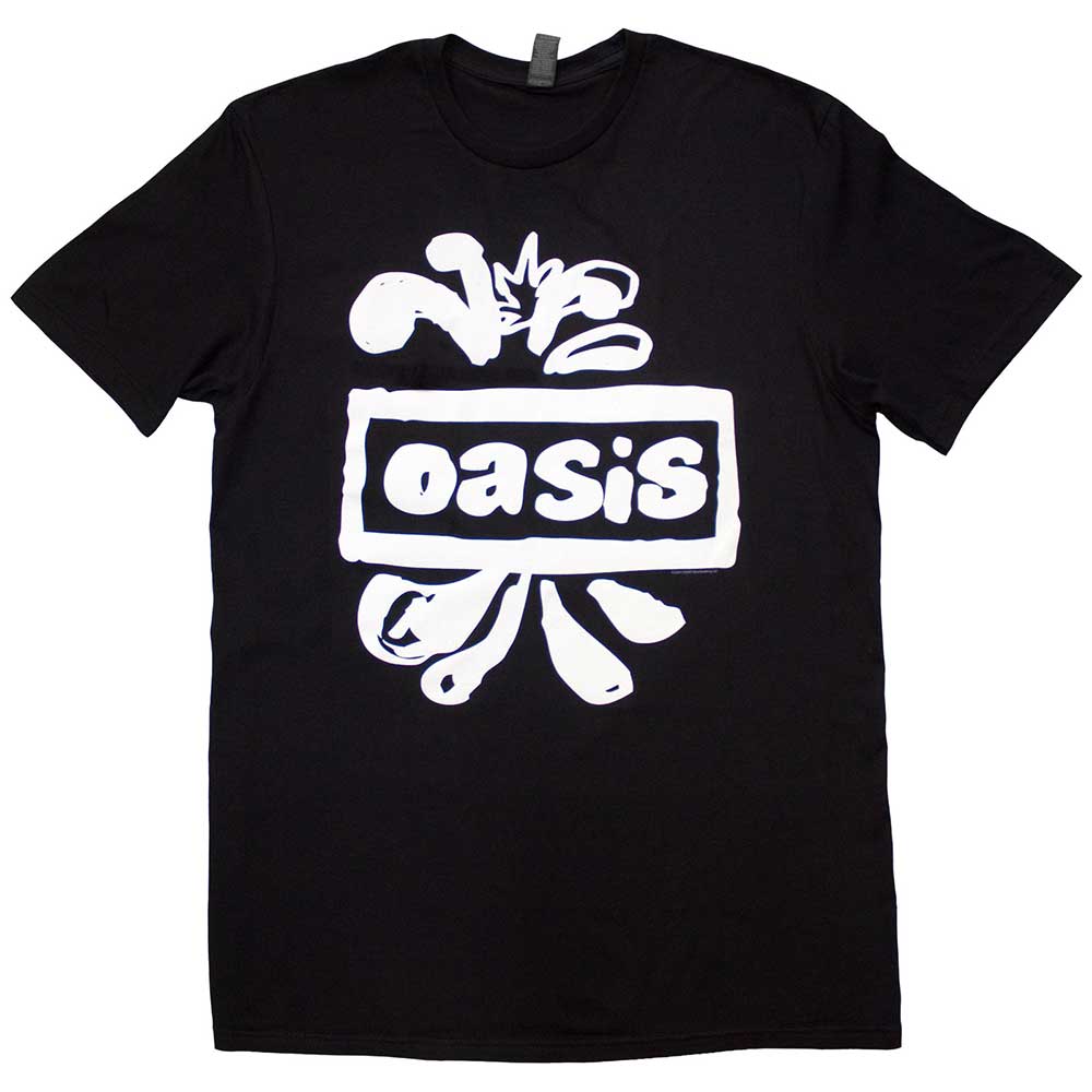 Oasis - Logo Splat Tee (T-Shirt) - Joco Records