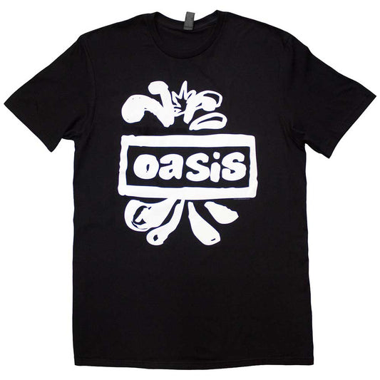 Oasis - Logo Splat Tee (T-Shirt) - Joco Records