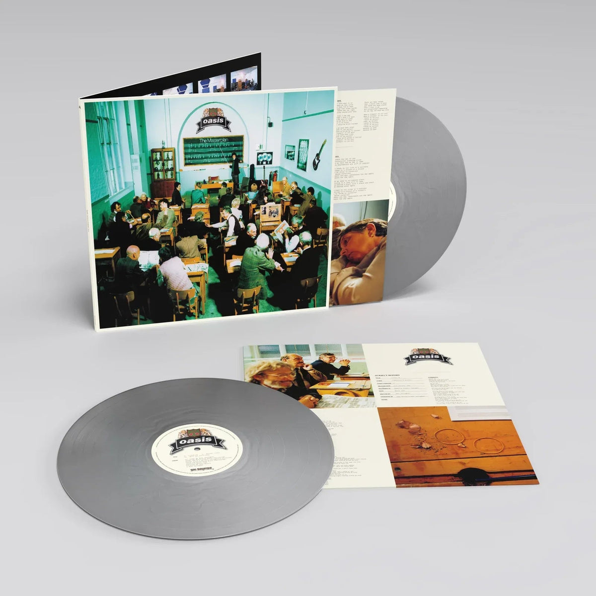 Oasis - The Masterplan (Remastered Edition) (Silver Vinyl) (2 LP) - Joco Records