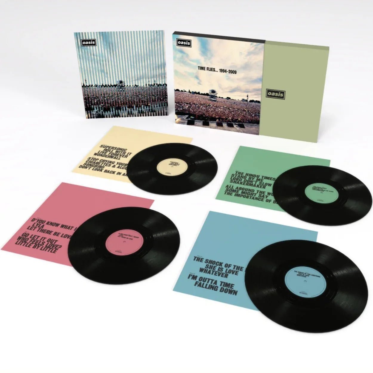 Oasis - Time Flies… 1994-2009 (Limited Edition, Box Set) (4 LP) - Joco Records