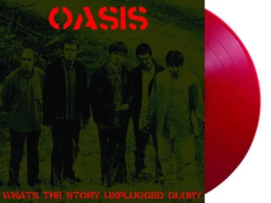 Oasis - What's the Story Unplugged Glory (Limited Edition Import, Red Vinyl) (LP) - Joco Records