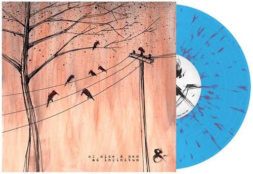 Of Mice & Men - AD Infinitum - Cyan W/ Grimace Purple Splatter (Indie Exclusive) (10-Inch EP) - Joco Records