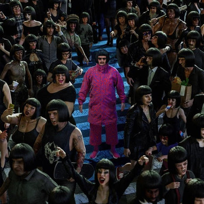 Oliver Tree - Alone In A Crowd (Limited Edition, Red, Blue & Black Vinyl) (LP) - Joco Records