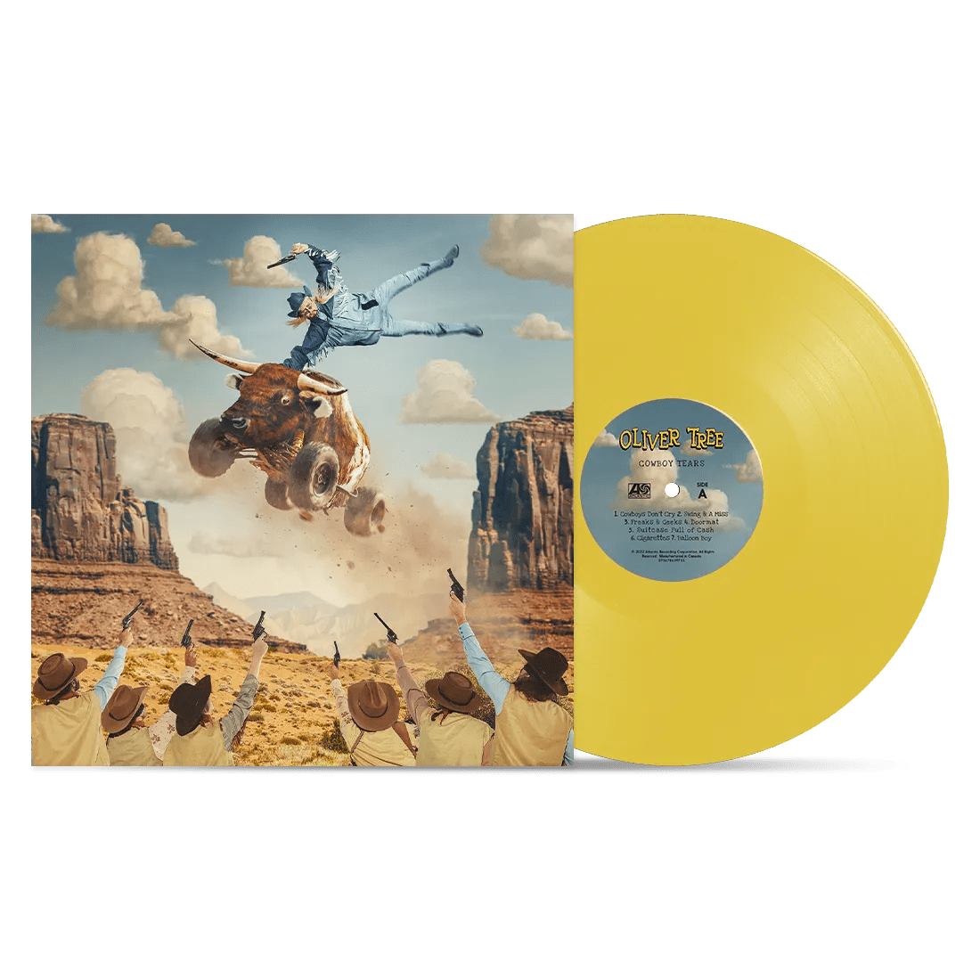 Oliver Tree - Cowboy Tears (Limited Edition, Canary Yellow Vinyl) (LP) - Joco Records