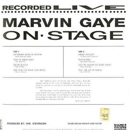 Marvin Gaye - Recorded Live On Stage (LP)