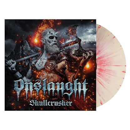 Onslaught - Skullcrusher (White W/ Red Splatter Color Vinyl) (Import)