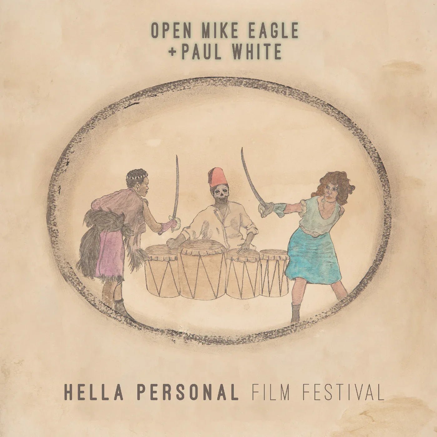 Open Mike Eagle & Paul White - Hella Personal Film Festival (Baby Blue Vinyl) (LP) - Joco Records