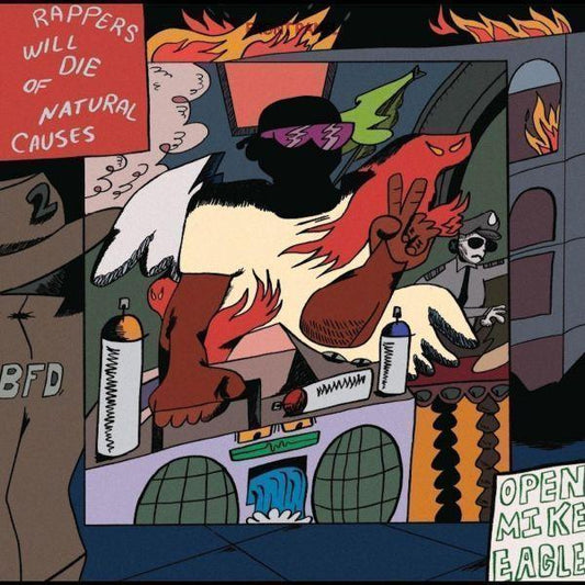 Open Mike Eagle - Rappers Will Die Of Natural Causes (Silver Vinyl) (LP) - Joco Records