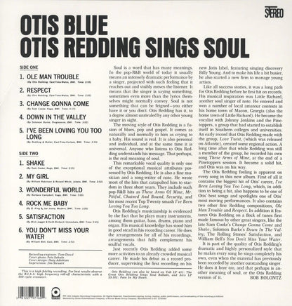 Otis Redding - Otis Blue: Otis Redding Sings Soul (Limited Edition, Blue Vinyl) (LP) - Joco Records