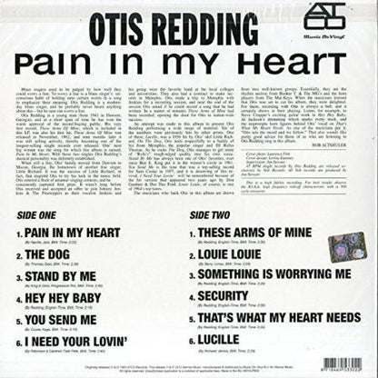 Otis Redding - Pain In My Heart (180 Gram) (LP) - Joco Records