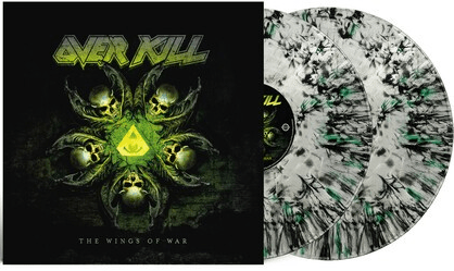 Overkill - The Wings of War (Limited Edition, Reissue, Clear Black & Green Splatter Vinyl) (2 LP) - Joco Records