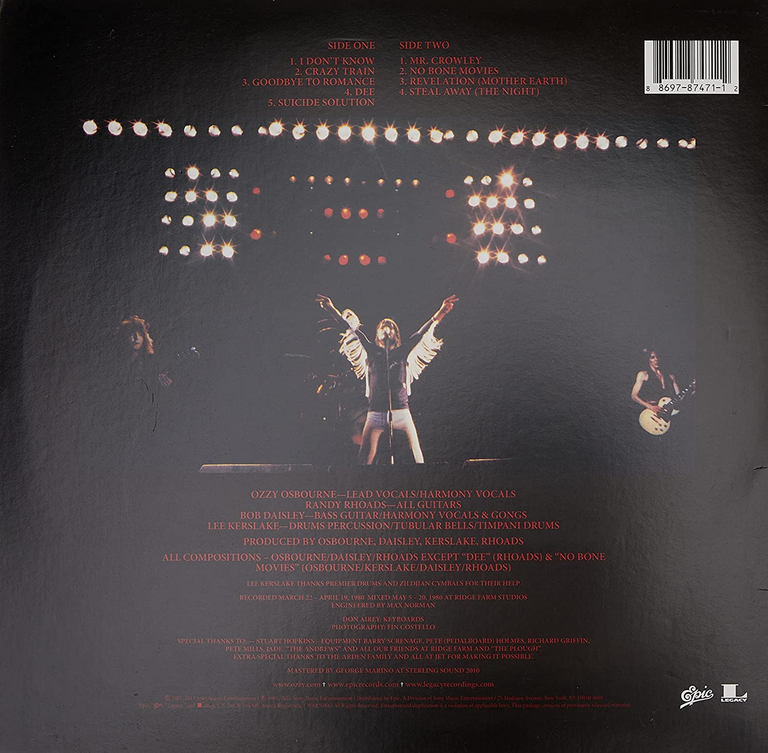 Ozzy Osbourne - Blizzard Of Oz (Limited Edition, Remastered, Picture Disc) (LP) - Joco Records
