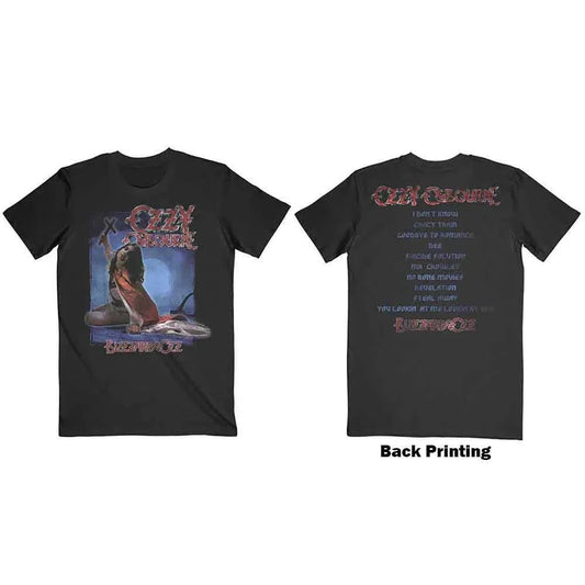 Ozzy Osbourne - Blizzard of Ozz Track list (T-Shirt) - Joco Records