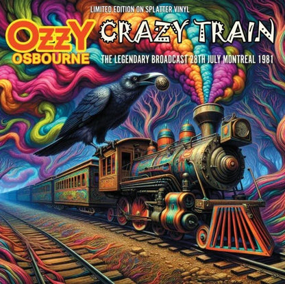 Ozzy Osbourne - Crazy Train: Montreal 1981 Broadcasts (Limited Numbered Edition, Color Splatter Vinyl) (LP) - Joco Records
