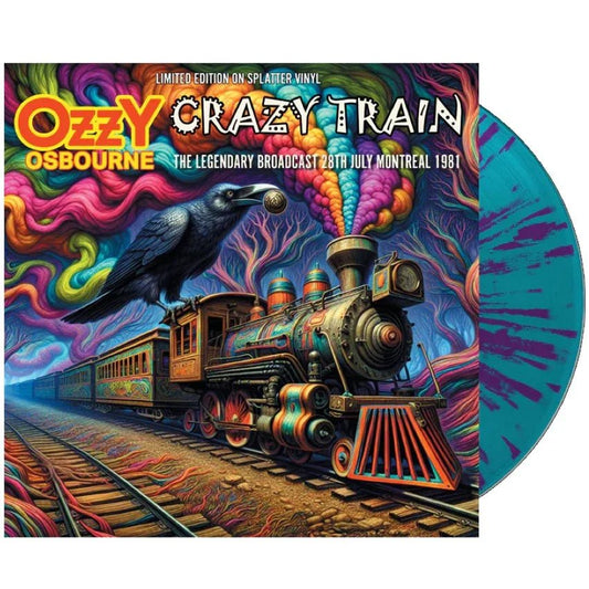 Ozzy Osbourne - Crazy Train: Montreal 1981 Broadcasts (Limited Numbered Edition, Color Splatter Vinyl) (LP) - Joco Records