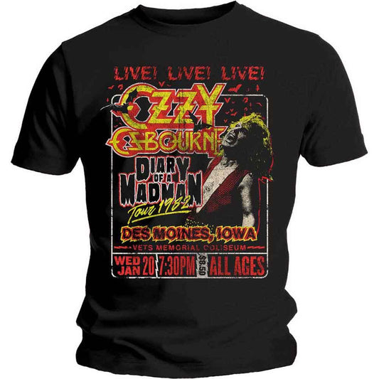 Ozzy Osbourne - Diary Of A Madman Tour (T-Shirt) - Joco Records