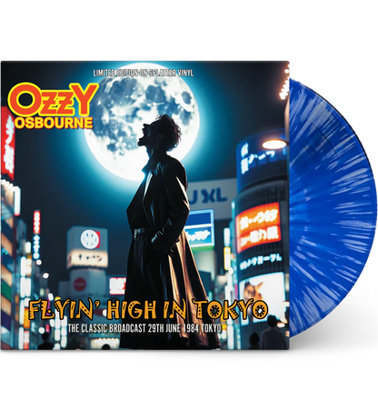 Ozzy Osbourne - Flyin' High in Tokyo (Limited Edition Import, Blue & White Splatter Vinyl) (LP)