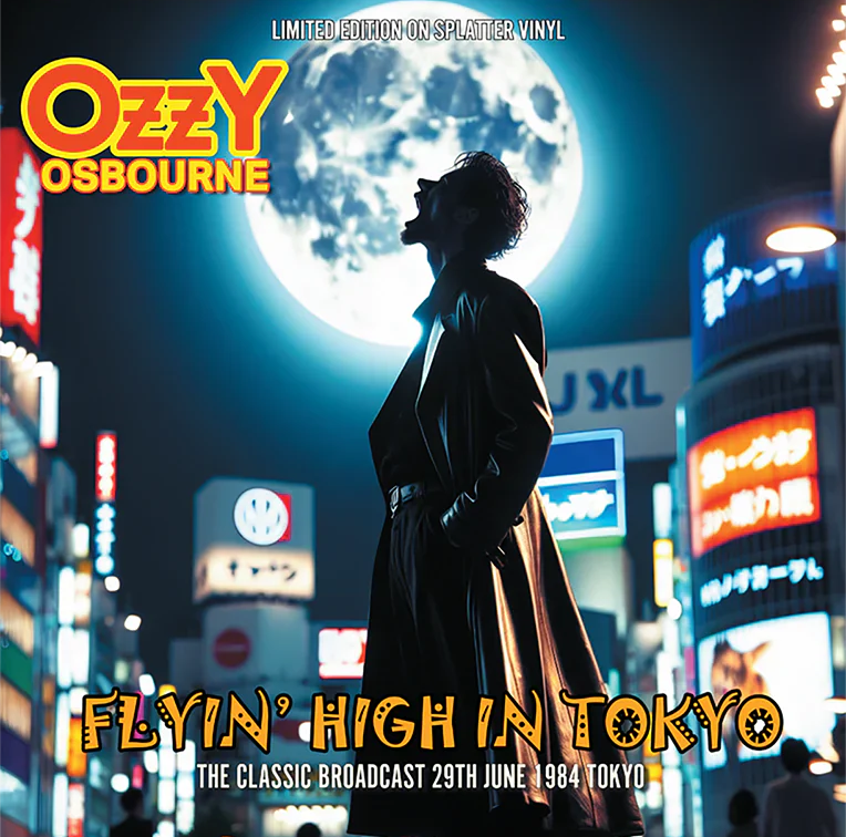Ozzy Osbourne - Flyin' High in Tokyo (Limited Edition Import, Blue & White Splatter Vinyl) (LP)