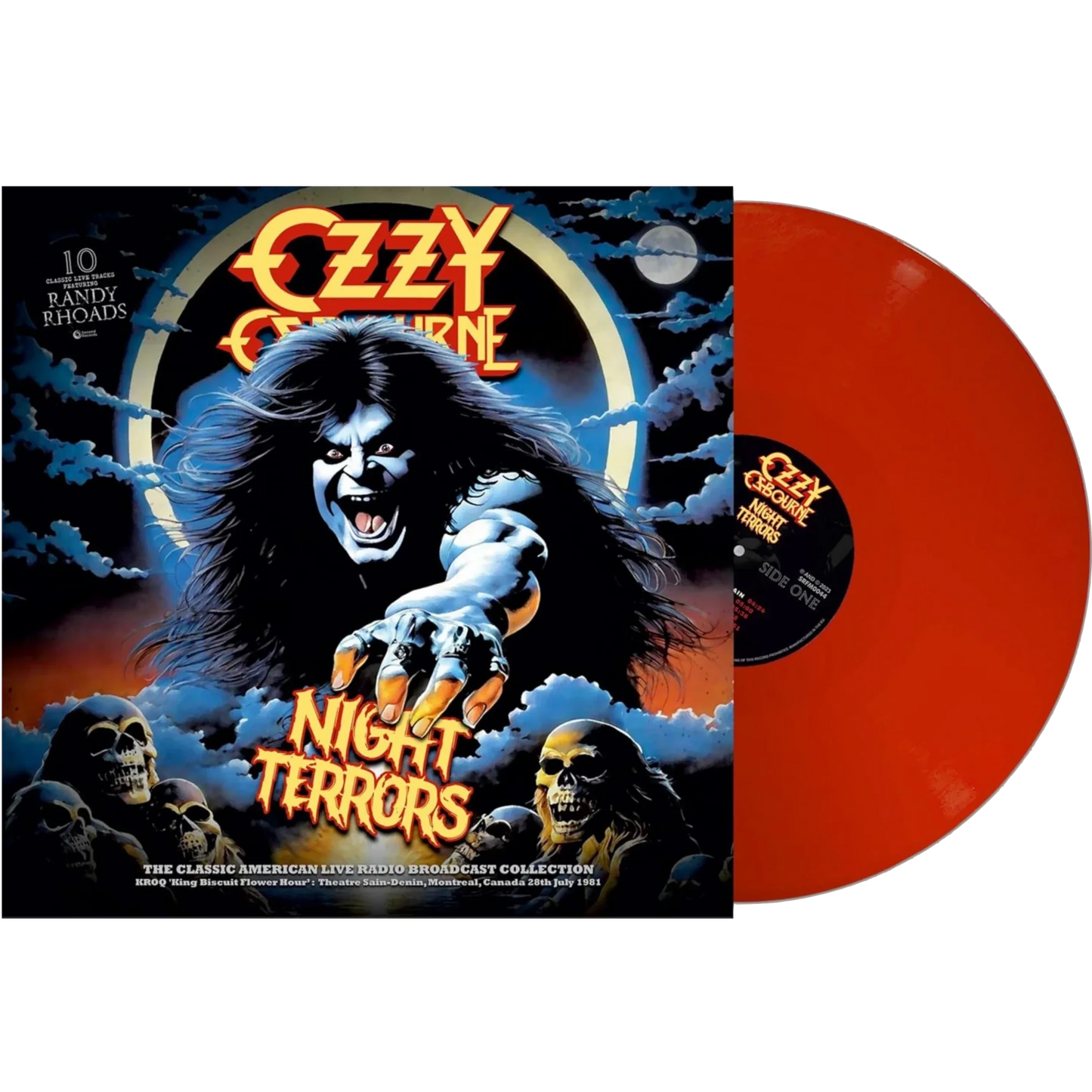 Ozzy Osbourne - Night Terrors (Broadcast Import, 180 Gram, Red Vinyl) (LP) - Joco Records