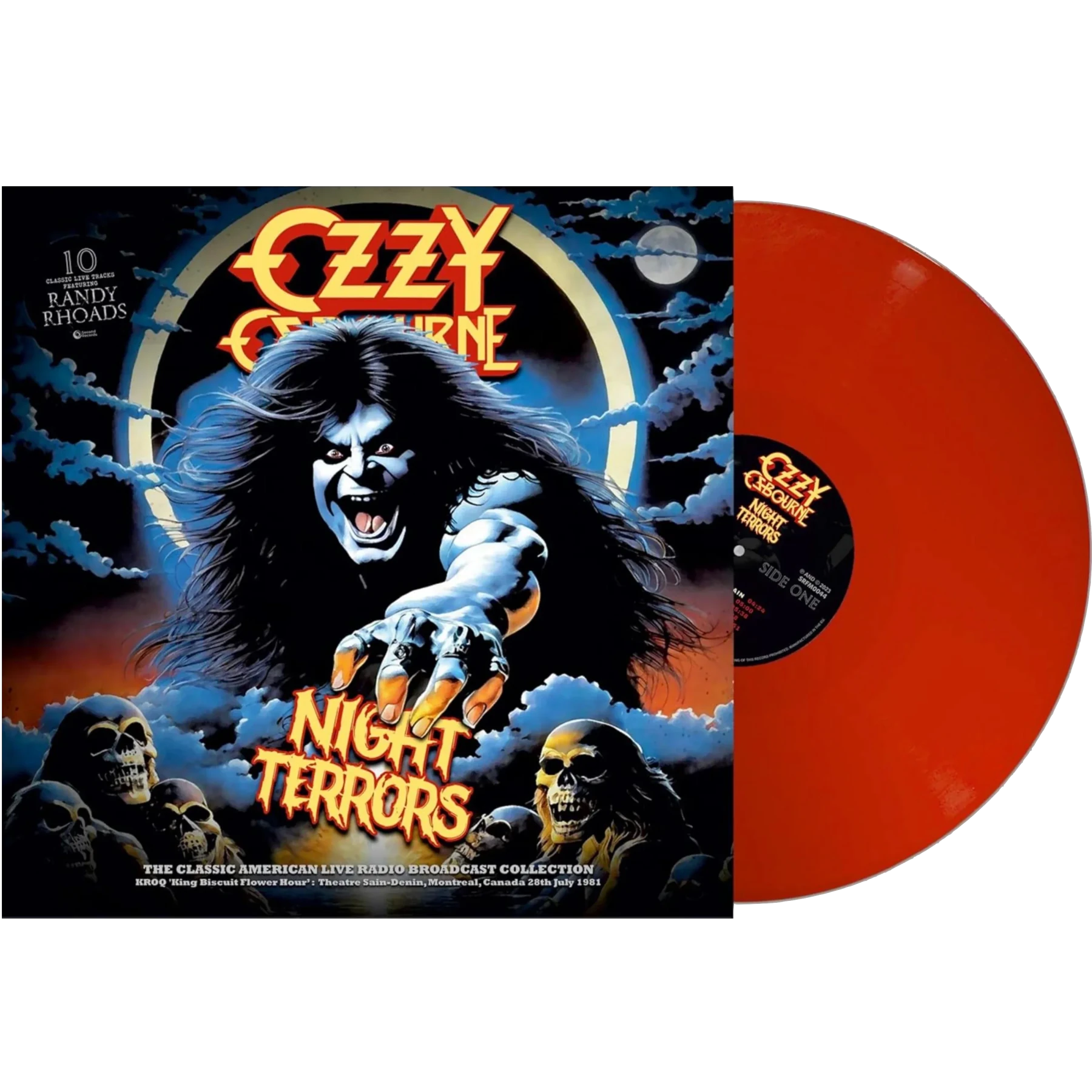 Ozzy Osbourne - Night Terrors (Broadcast Import, 180 Gram, Red Vinyl) (LP) - Joco Records