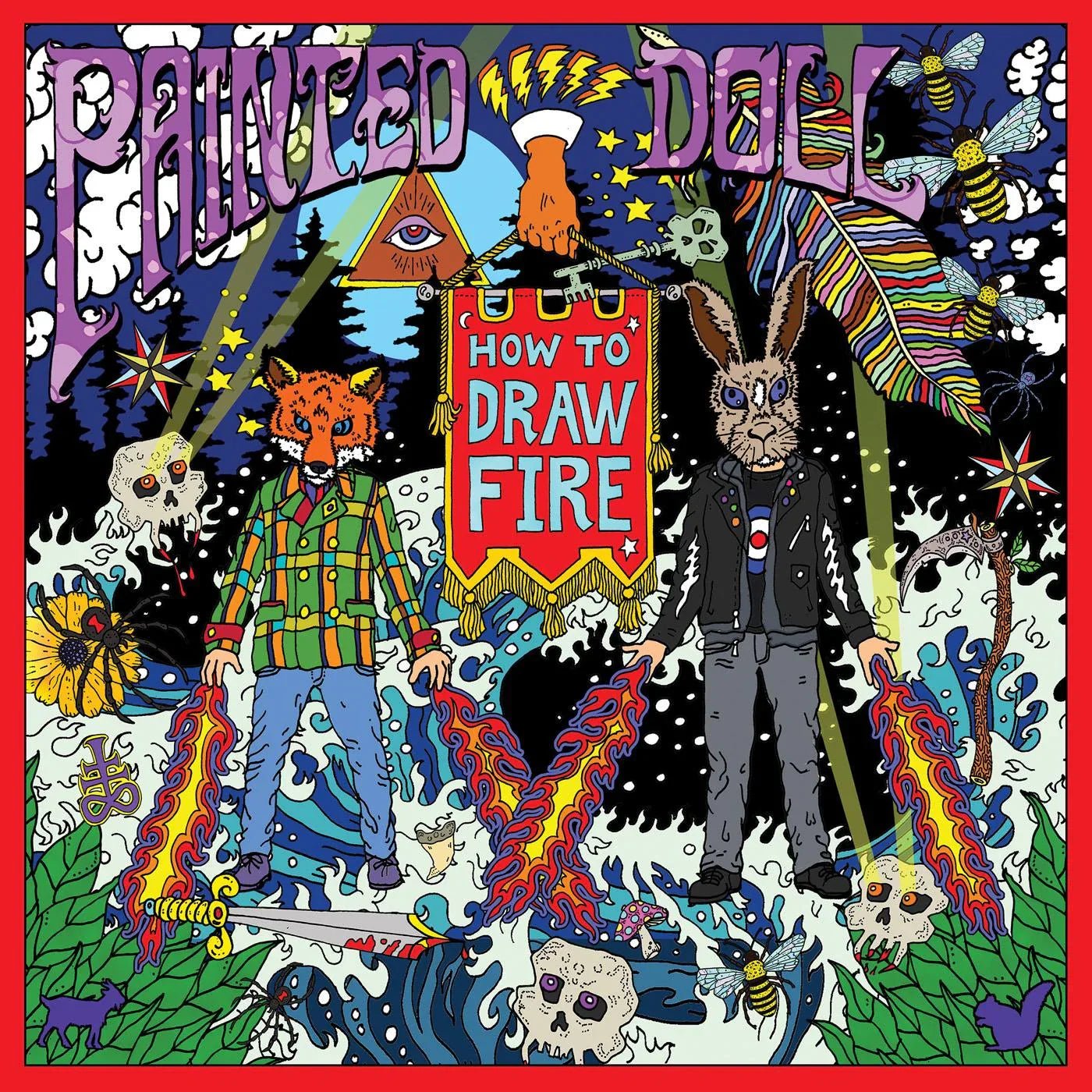 Painted Doll - How To Draw Fire (Opaque Purple Vinyl) (LP) - Joco Records