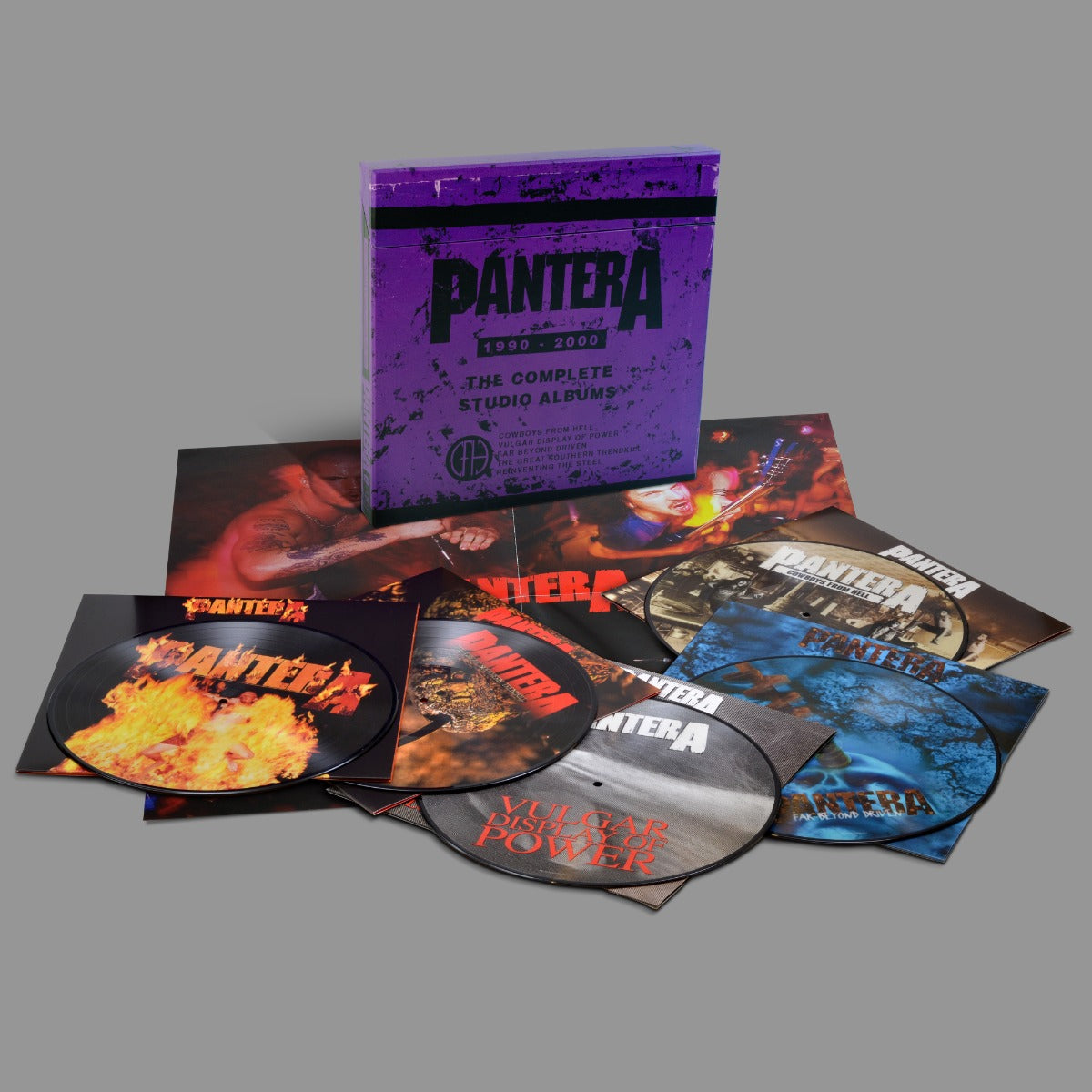 Pantera - Complete Studio Albums 1990-2000 (Limited Edition, Picture Disc Vinyl) (Box Set) (5 LP's) - Joco Records