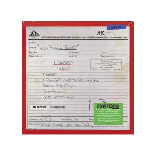 Alan Parsons - I Robot (Work In Progress) (RSD Exclusive, 4.12.25) (Vinyl)