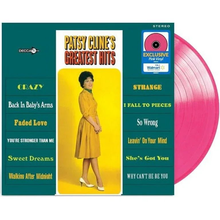 Patsy Cline - 12 Greatest Hits (Indie Exclusive, Pink Vinyl) (LP) - Joco Records