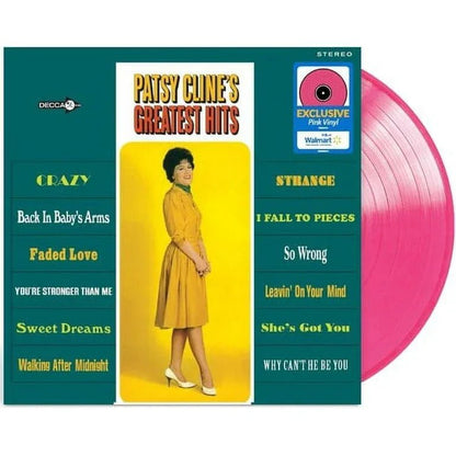 Patsy Cline - 12 Greatest Hits (Indie Exclusive, Pink Vinyl) (LP) - Joco Records