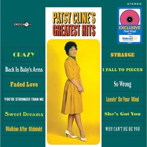 Patsy Cline - 12 Greatest Hits (Indie Exclusive, Pink Vinyl) (LP) - Joco Records