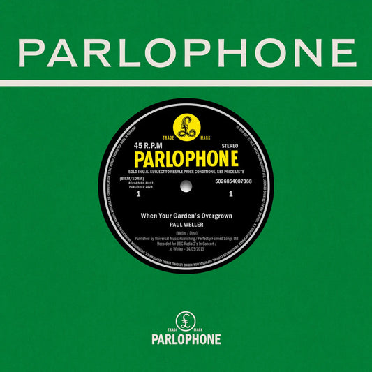 Paul Weller - When Your Garden’S Overgrown / Boy About Town (Weller At The Bbc Vol. 2) (7") (RSD 4.18.26 Exclusive)