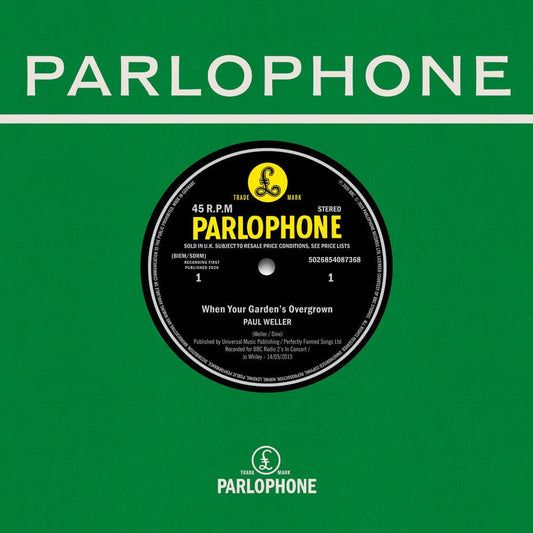 Paul Weller - When Your Garden’S Overgrown / Boy About Town (Weller At The Bbc Vol. 2) (RSD 4.18.26 Exclusive) (7 - Inch Single) - Joco Records