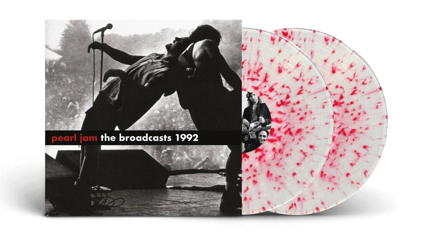 Pearl Jam - The Broadcasts 1992 (Live Broadcast Import, Clear & Red Splatter Vinyl) (2 LP) - Joco Records